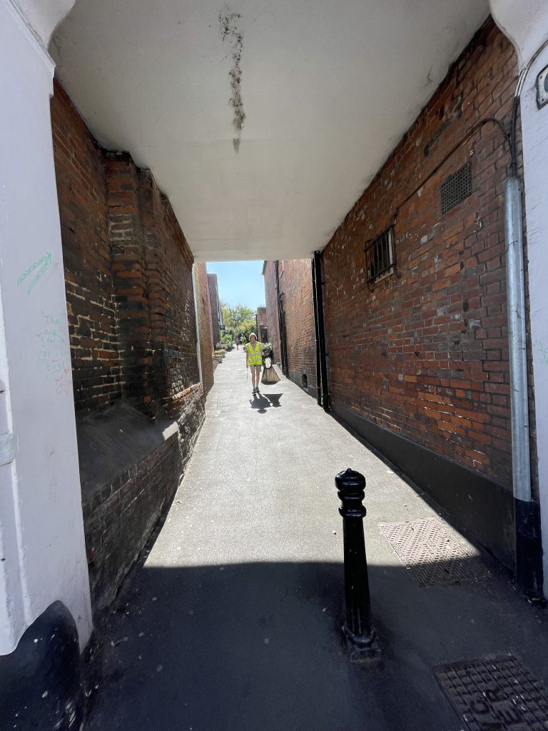 Alley way to Car Park