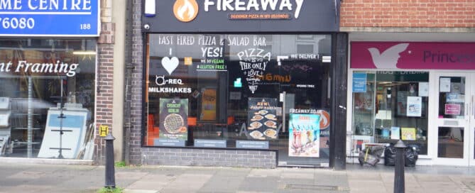 Fireaway Pizza restaurant in Dorking