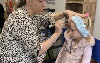 Free face painting provided by Hello Dorking