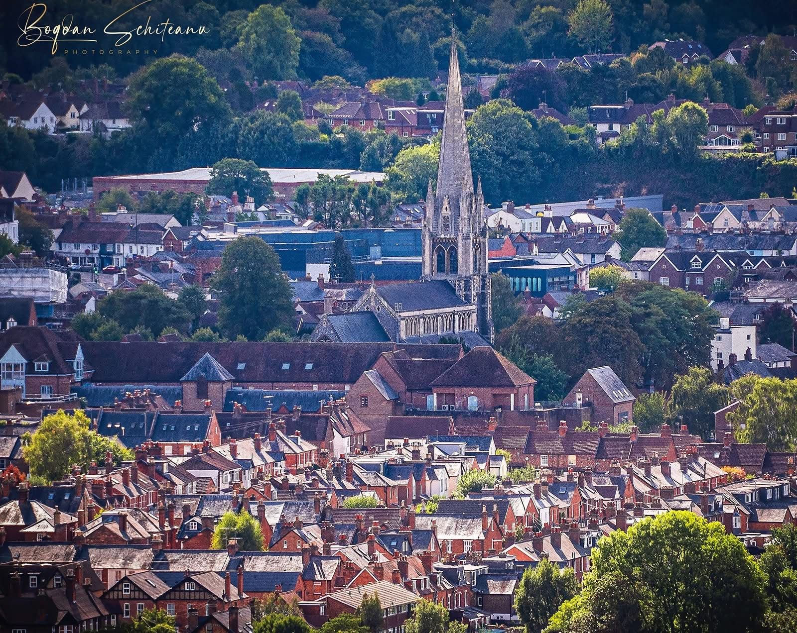 Dorking town centre during Walking Festival September 2025