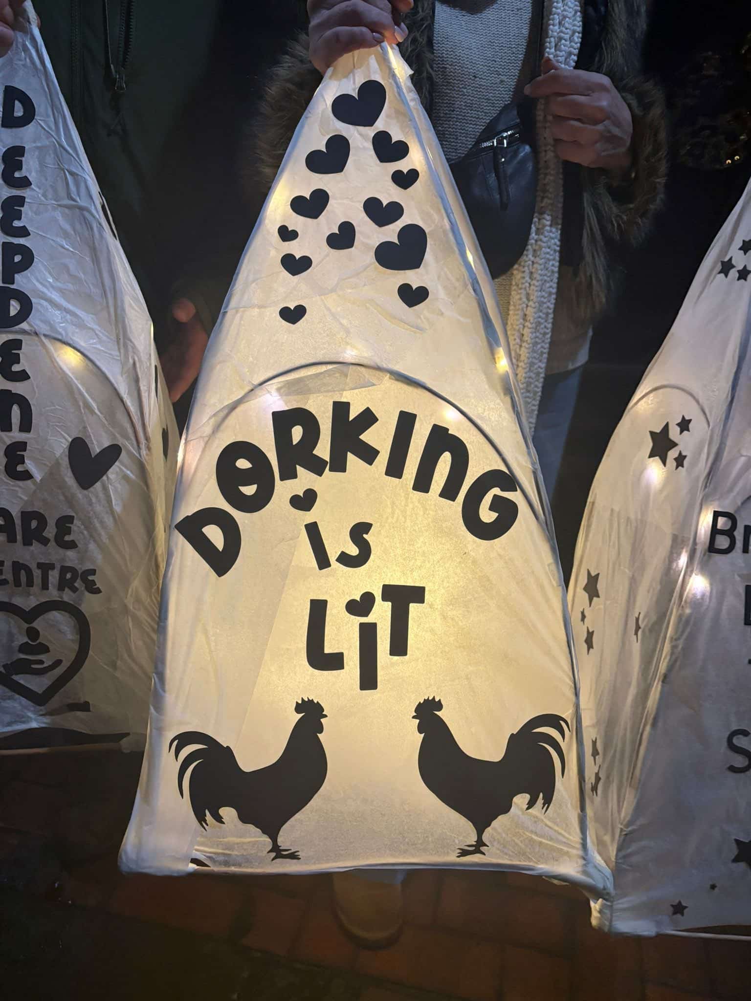 Dorking… You Lit Up the Town at our first Festival of Light