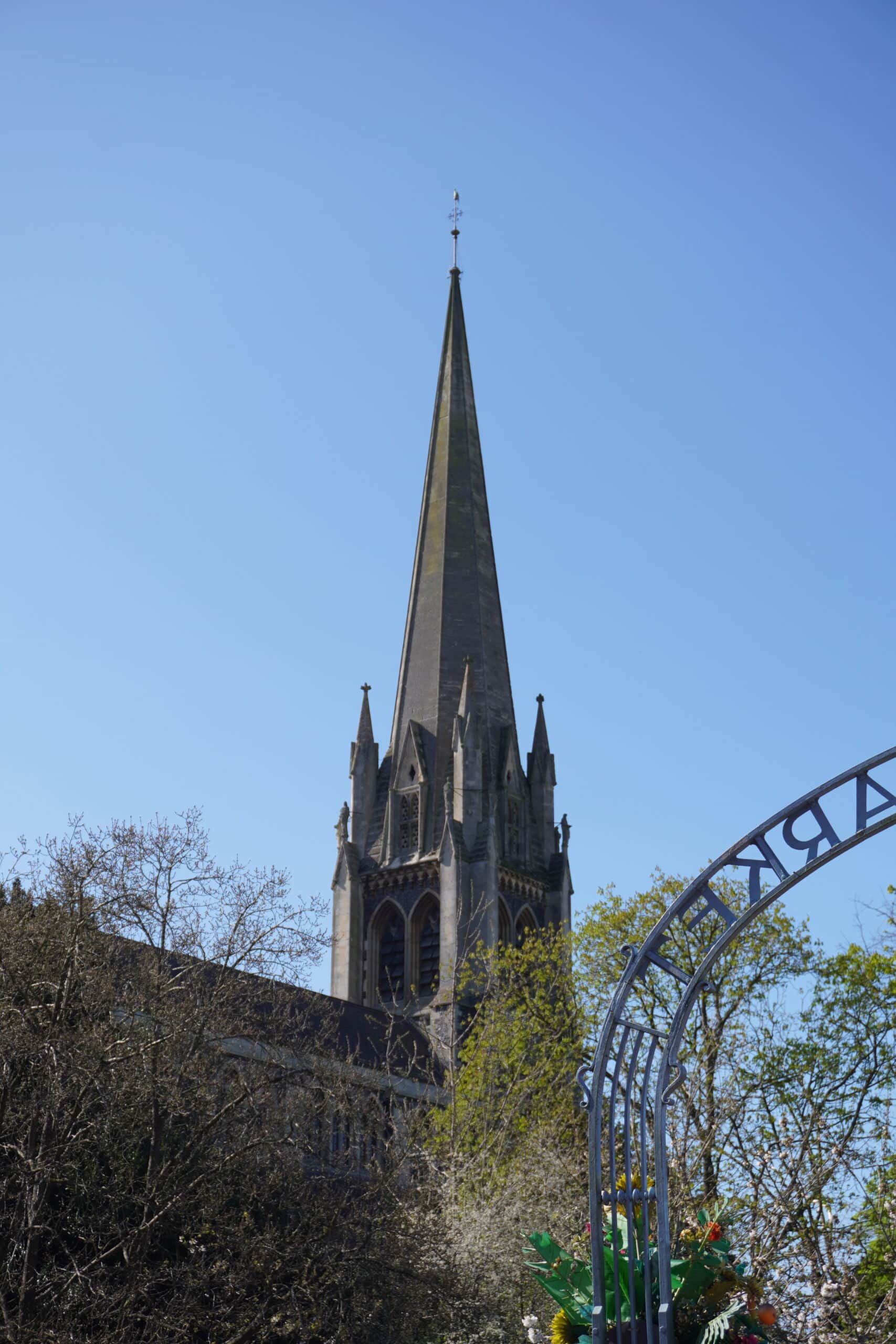 Dorking town centre with Mother's Day celebrations and weekend events