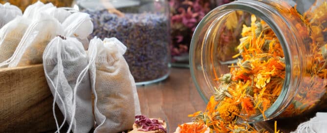 Herbal tea blending workshop at The Historical Herbologist in Dorking.