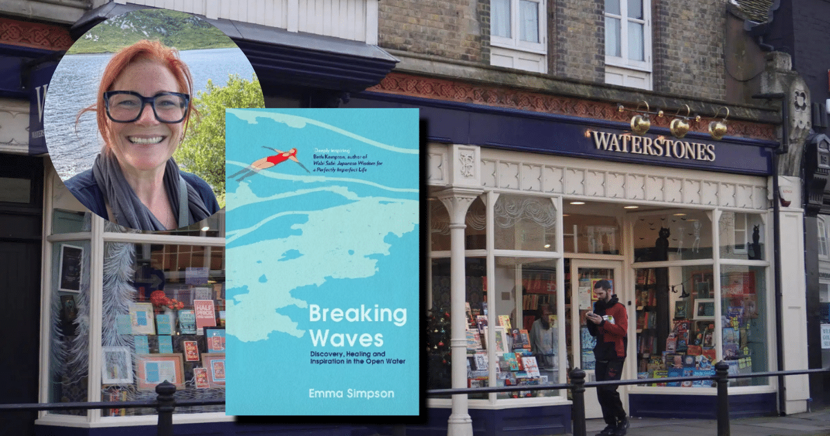 Breaking Waves author event with Emma Simpson at Waterstones Dorking