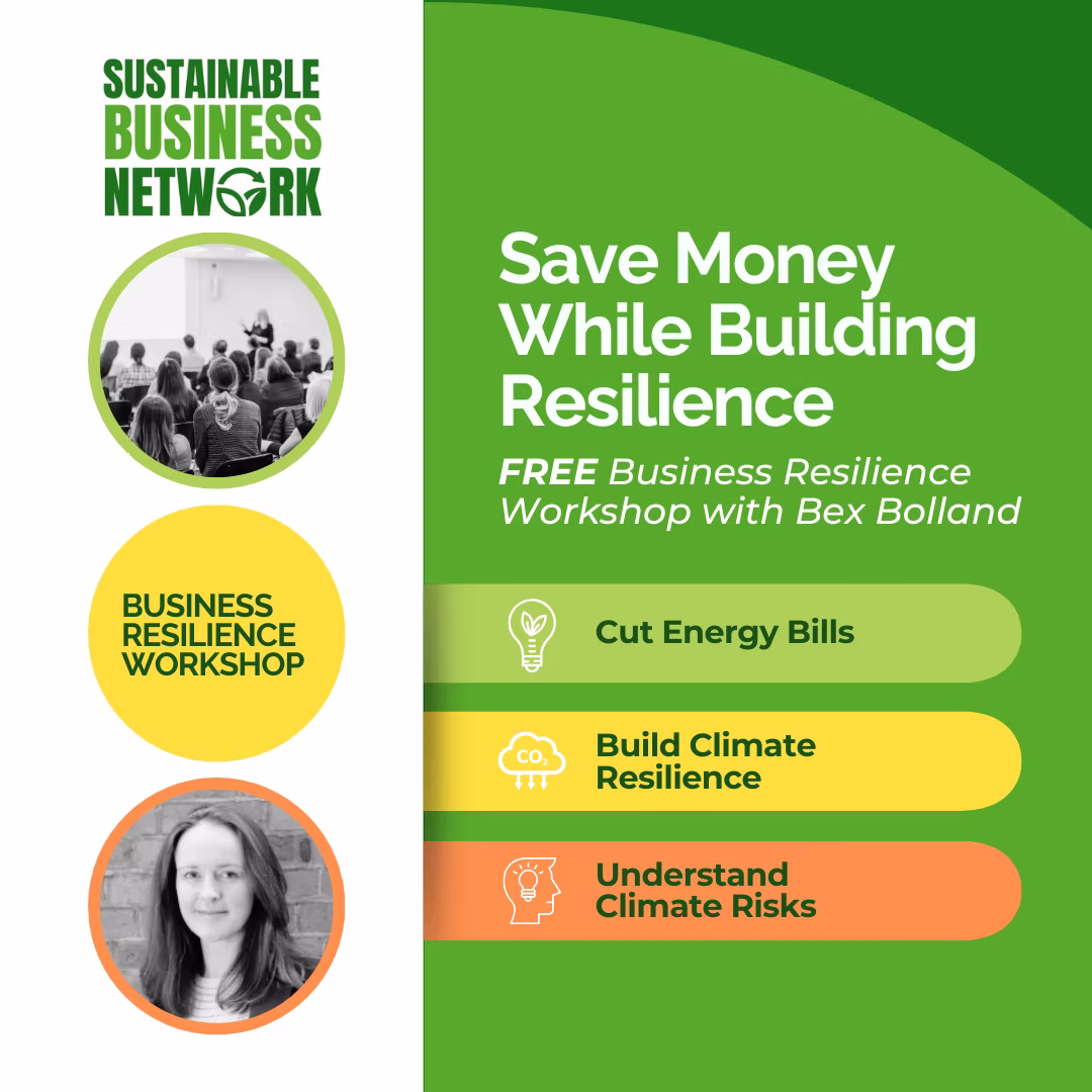 Save Money, Boost Your Business sustainability workshop in Dorking, Surrey