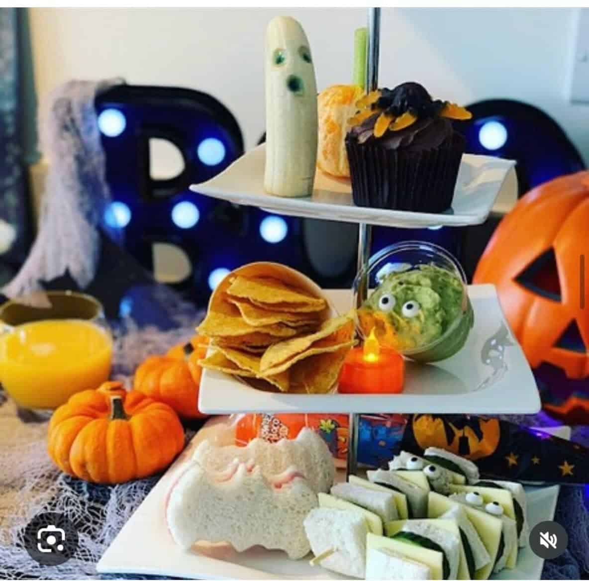 Halloween afternoon tea with spooky treats for families in Dorking, Surrey